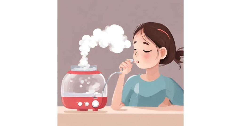 how to use steam vaporizer machine for cold and cough
