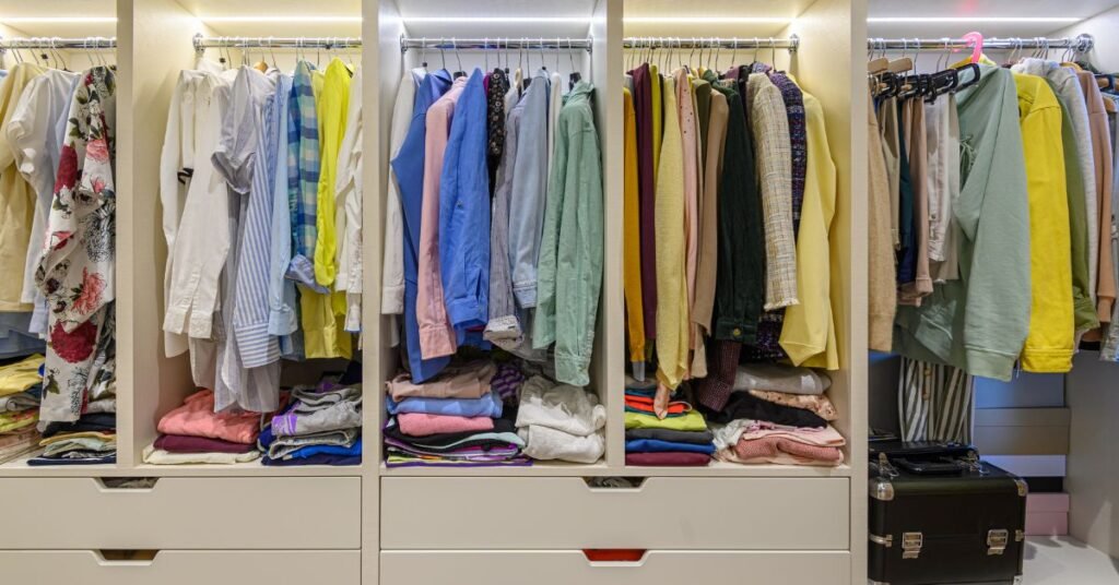 Investing in Space-Saving Hangers-Smart strategies to arrange clothes in bedroom wardrobe